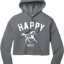 Happy Crop Hoodie