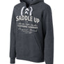 Saddle Up Original Brand Lace Up Hoodie