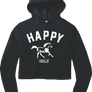 Happy Crop Hoodie