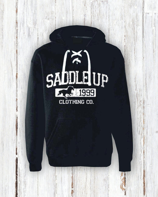 Saddle Up Vintage Lace Up Hoodie
