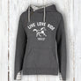 LIVE LOVE RIDE  DOUBLE LINED FASHION HOODIE