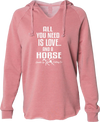 Love & Horses Cozy Lightweight Hoodie