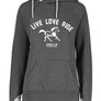 LIVE LOVE RIDE  DOUBLE LINED FASHION HOODIE