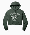 Live Love Ride Cozy Crop Hoodie