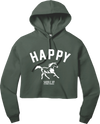 Happy Crop Hoodie
