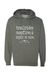 Trailrides, Campfires & Sippin' On Wine  Hoodie